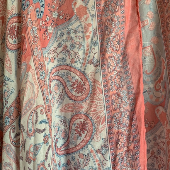 Moss Rose Paisley and Floral Swimsuit Cover Up - Picture 3 of 5